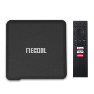 Mecool KM1 S905X3 ATV 4 Go DDR RAM 32GB EMMC ROM Android 10.0 TV Box 2.4G 5G WIFI bluetooth 4.2 Support certifie Google 4K YouTube Prime Video Assistant Google - Prise americaine