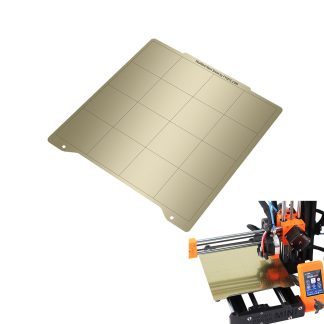 Plaque d'acier e ressort 196.3 * 145.5 * 190mm + Kit PEi Prusa Mini plaque en acier e ressort de plate-forme de foyer pour accessoires d'imprimante 3D