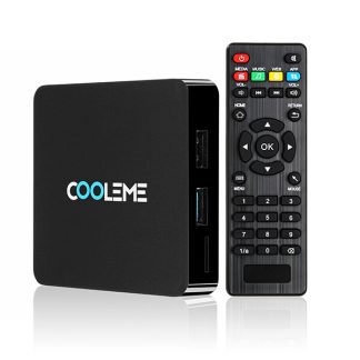 COOLEME CM-MH1 RK3328 4GB RAM 16GB ROM 5.8G Wifi 1000M LAN TV Box bluetooth 4.0 USB3.0 OTT Box - Prise americaine
