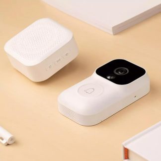 [Version S Strength] Zero 1080P Sonnette video intelligente Enregistrement en boucle gratuit de 72 heures AI Alarme de securite e domicile avec detection de visage de l'ecosysteme - Seulement sonnette