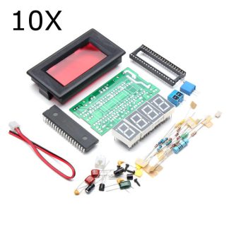 10Pcs bricolage 4 amperes e chiffres Kit ICL7107 electronique e souder LED Set