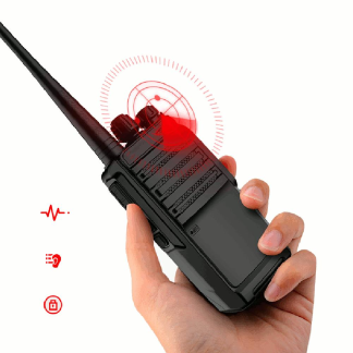 KALOAD-8600 8W haute puissance talkie-walkie Portable 400-470MHz Interphone Tansceiver pour hetel de securite - Prise americaine
