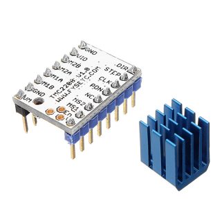 Pilote de moteur pas e pas de TMC2208 avec le kit DIY de AHeatsink pour l'imprimante 3D