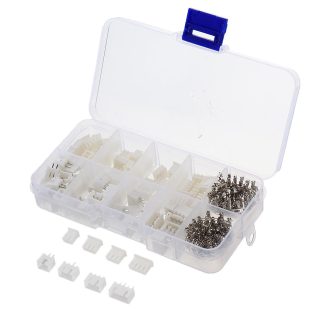 690pcs XH2.54 2p 3p 4p 5 broches 2,54 mm kit de borne de pas / logement / broche en-tete connecteur JST connecteurs de fils adaptateur kits XH