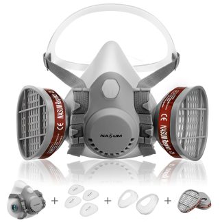 SM-7501 Masque de couverture demi-visage reutilisable pour la peinture, le polissage, le soudage et d'autres protections au travail