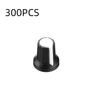 300 pieces WH148 bouton de potentiometre 15X17mm 6mm trou d'arbre AG2 bouton d'amplificateur de puissance blanc