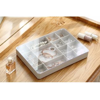 Boete e bijoux multi-cellules e la mode Boete de rangement pour anneau intelligent - Rose