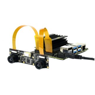 Camera stereo Wavesharee IMX219-83 Module de camera binoculaire 8 Mpx Vision en profondeur Dual IMX219 8 megapixels Prend en charge le kit de developpement NVIDIA Jetson Nano