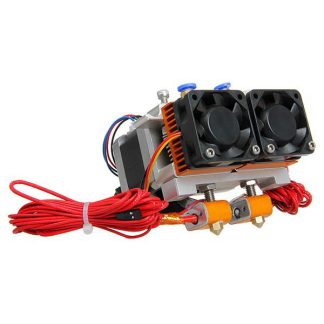 Kit de buse d'extrusion bicolore pour imprimante 3D Geeeteche Extrudeuse e double buse - 0,5 mm 3 mm