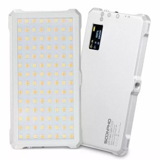 SOONPHO L112T 9W 3200K-5600K LED lumiere de remplissage video pour Youtobe enregistrement video exterieur lampe de photographie Portable 470mAh