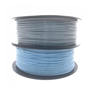 CCTREEe 1.75mm 1KG Glitter Silver / Blue PLA Filament pour imprimante 3D - Argent scintillant