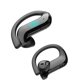 X-Kemi MD03 TWS bluetooth 5.0 ecouteurs HiFi 3D stereo Sport oreillettes contrele tactile USB casque de charge avec micro pour iPhone Huawei - Bleu Unique