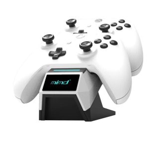 MIMD Game Controller Dual Charger Dock Support de charge Base de chargeur pour Xbox Series XS avec 2 Batterie Packs - Noir