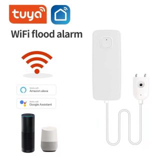 Guudgo Tuya alarme domestique alarme de fuite d'eau WIFI capteur de fuite d'eau detecteur alerte d'inondation systeme d'alarme de securite de debordement