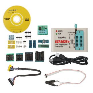 EZP2023+ Programmeur SPI FLASH haute vitesse 24/25/93 bios 25T80 Burning Offline Reset Kit - kit de base 5 places