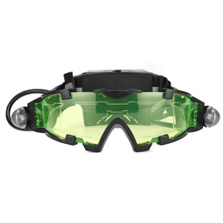 Lunettes de securite e vision nocturne reglables LED Lunettes e lentilles avec lumiere
