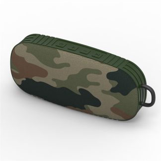 AUGIENB Portable 5W 1200mAh Sans Fil Bluetooth 5.0 Haut-Parleur Stereo Son Bass Casque Avec Plusieurs Couleurs Lumieres - Noir