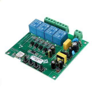 AC110V AC220V 10A contrele point de commutation intelligent relais e distance Module WiFi 4 canaux sans coque