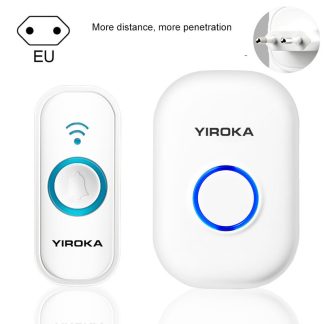 YIROKA W101 433Mhz sonnette sans fil 150M longue distance sans fil maison bienvenue carillons de porte intelligents