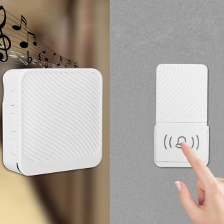 Sonnette de porte sans fil 52 Carillon de morceau 5 Niveau de porte Cloche 1/2 Bouton du recepteur - .une