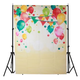 5x7FT Vinyle Colorful Ballon Photographie Fond Toile De Fond Studio Prop