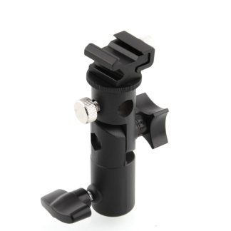 Camera metal type e support chaussure parapluie flash monter pied d'eclairage support pivotant