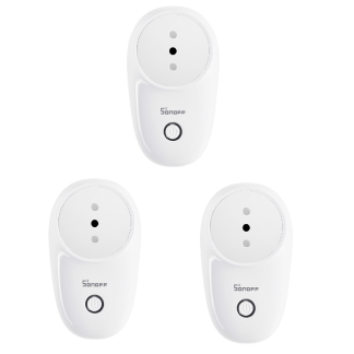 3 pieces SONOFF S26 10A AC90V-250V prise WIFI intelligente IT prise sans fil prises de courant interrupteur domestique intelligent fonctionne avec Alexa Google Assistant IFTTT