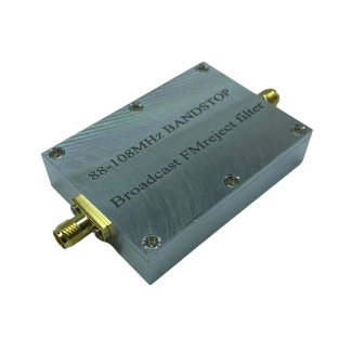 88-108MHZ Bande Filtre d'arret RTL-SDR Diffusion de blog avec connecteur FM mele vers connecteur mele SMA