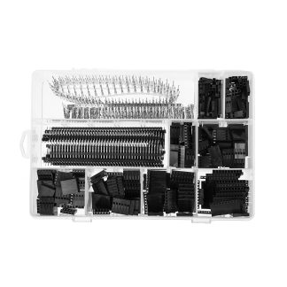 1450 pieces 2.54mm Dupont Jumper boetier de connecteur avec borne et kit d'aiguille de rangee pour Raspberry PI