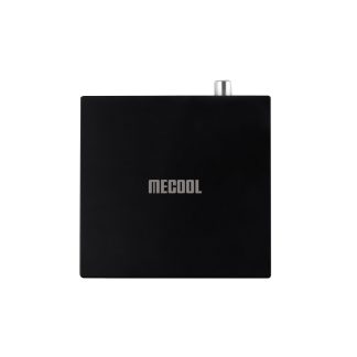 Mecool KT1 DVB-T2 TV Box Amlogic S905X4 2GB RAM 16GB ROM 5G Wifi bluetooth 4.2 Android 10.0 4K HDR10 + OTT Box Prise en charge audio Dolby AV1 H.265 VP9 Decodeur video Recepteur satellite de television numerique - Prise UE