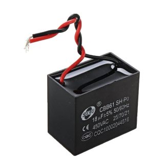 CBB61 5 pieces 18UF capacite de demarrage 450 V AC condensateur de ventilateur CBB condensateur de fonctionnement du moteur