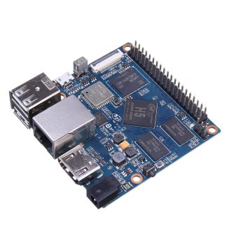 Banane PI BPI-M2 + H5 Cortex-A7 1 Go DDR3 8 Go eMMC quad-core 1.2GHz avec WIFI et Bluetooth Carte de developpement informatique monocarte integree Mini conseil deapprentissage pour PC