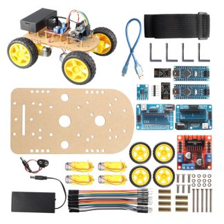 Kit de voiture de robot intelligent bricolage educatif contrele gestuel voiture main geste voiture pour Arduino