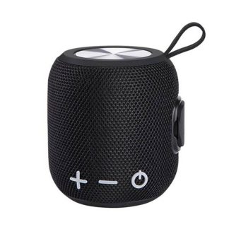 Bakeey M7 Haut-parleur sans fil Bluetooth Mini Portable IPX7 etanche e la poussiere HD Stereo HiFi Subwoofer Haut-parleur exterieur avec micro - Noir