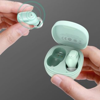 Baseus WM01 TWS True Wireless Bluetooth 5.0 ecouteur Smart Touch Appel bilateral Casque d'ecoute de jeu e reduction de bruit avec boetier de chargement MIC - Noir