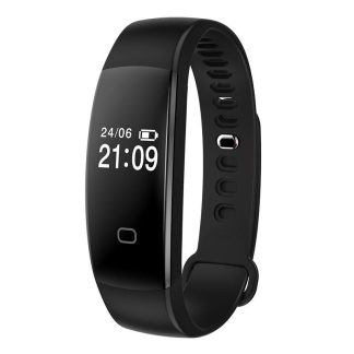 Bakeey 0.49 pouces OLED Affichage F08 Moniteur de Frequence Cardiaque Smart Bracelet Pour iphone X 8 / 8PLus Samsung S8 - Rouge