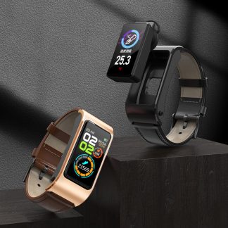 [Appel Bluetooth] Bakeey H21 BT5.0 Lecteur de musique Detection de la temperature corporelle Moniteur de sante Montre intelligente amovible - 6