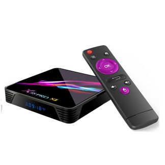 X88 PRO X3 Amlogic S905X3 4 Go RAM 128 Go ROM 5G WIFI bluetooth 4.1 8K Android 9.0 TV Box - EU