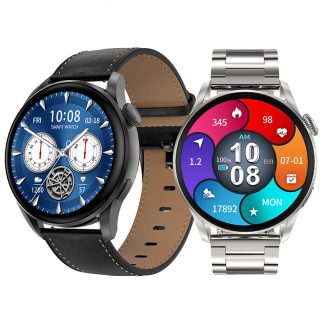 [Sangle gratuite] DT.NO1 DT3 ecran tactile complet de 1,36 pouces Bluetooth appelant PPG + ECG Moniteur d'oxygene sanguin de frequence cardiaque 100+ Visages de montre IP68 Montre intelligente etanche - 001