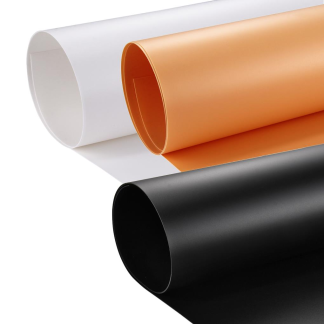 PULUZ PU5200 120x60cm Photographie Fond ecran Toile de Fond Studio Couleur Pure PVC Papier Kits - Jaune