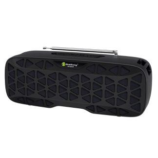 NewRixing NR-B8FM bluetooth 5.0 Subwoofer Support exterieur Carte TF Radio FM HD Haut-parleur Portable stereo basse - Noir