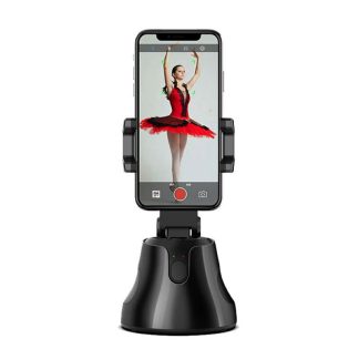 Apai Genie Rotation e 360 e Suivi automatique des objets Support de telephone de tir intelligent Selfie Stick pour iPhone et telephone Android