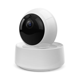 Camera IP WiFi SONOFF GK-200MP2-B 1080P Camera de securite e 360 degres Smart sans fil IR Moniteur de vision nocturne pour bebe eWeLink APP Contrele de la camera de Surveillance - Prise americaine
