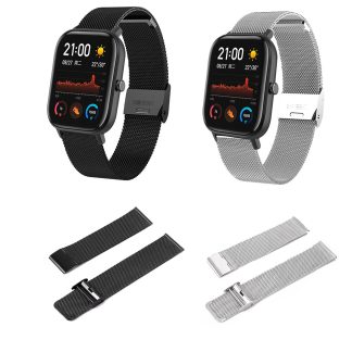 Bakeey Metal Watch Bande Bracelet de montre de remplacement pour montre intelligente Amazfit GTS - argent