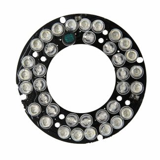 5 pieces 36 * IR LED carte pour camera CCTV Vision nocturne 60mm pour CS LEN carte de lumiere infrarouge DC12V