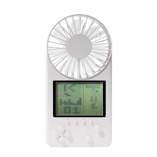 26 jeux video console troisieme vitesse mini ventilateur USB retro joueur de jeu portable ventilateur portable d'ete - Rose