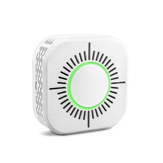 Detecteur de fumee sans fil 433 MHz capteur intelligent de Protection d'alarme de securite incendie pour la domotique fonctionne avec le pont RF SONOFF