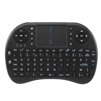I8 2.4G Sans Fil Franeais Mini Clavier Touchpad Air Mouse - Noir
