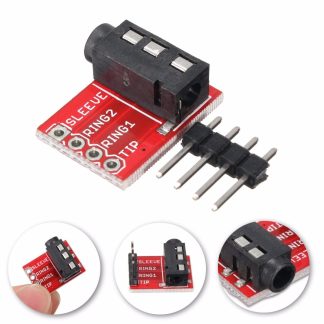 50pcs 3.5mm Plug Jack Stereo TRRS Casque Audio Socket Breakout Conseil Module d'extension