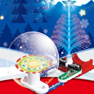 Arbre de Noel Bricolage Jouets Enfants electronique Blocs Trousse de circuit pedagogique Discovery Science
